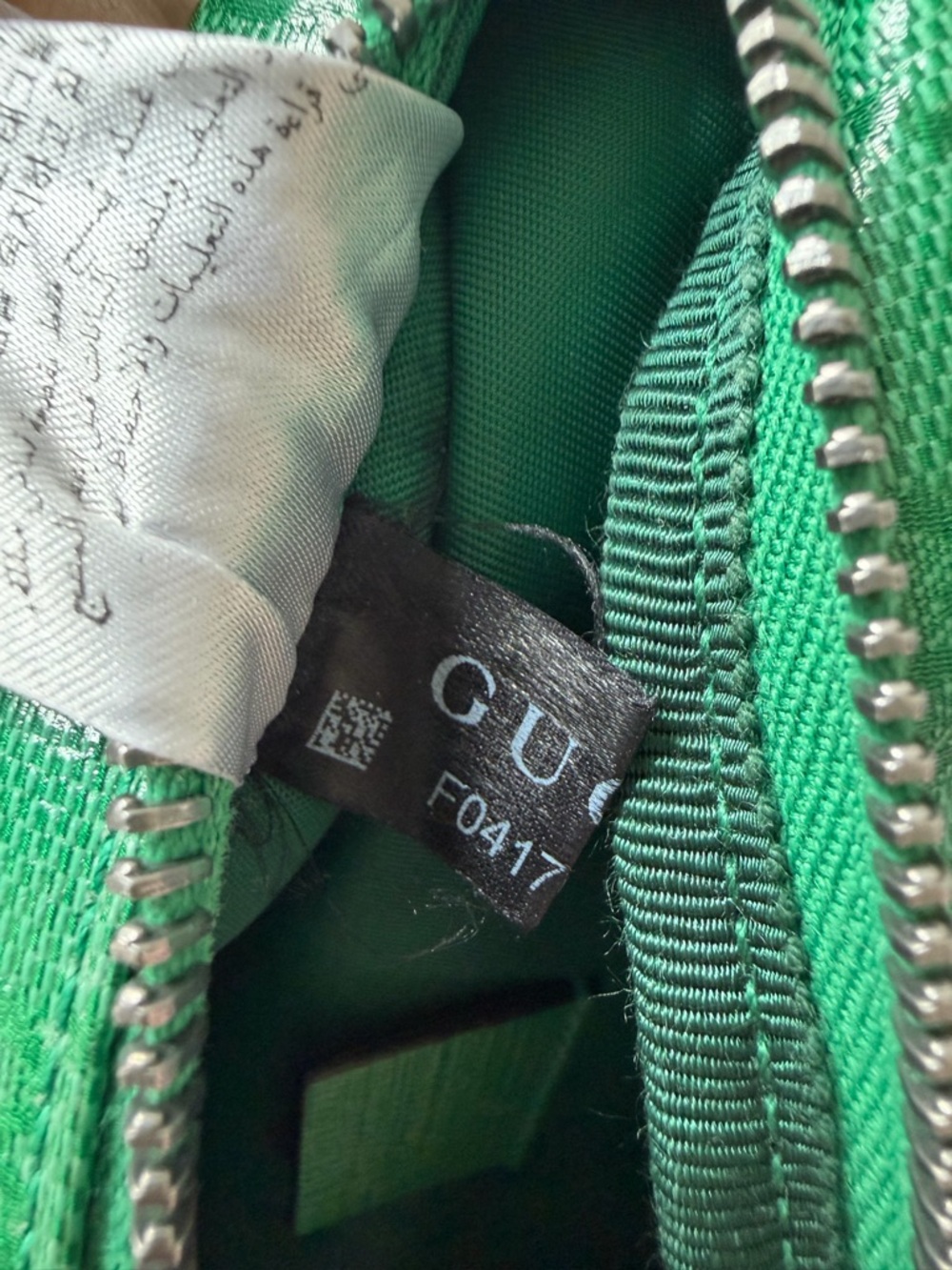 Gucci KIDS Green Monogram Stripe Belt Bag - Picture 9 of 9